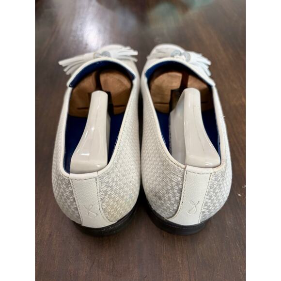 Sebastian Cruz Couture Men’s Silver Slip Sequin Loafers Tassle 41 Size 8 $1495 main image 9